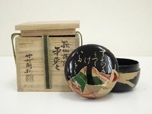 漆工　蒔絵師　中村湖舟 金地菊桐蒔絵平棗　加賀蒔絵　茶道具　共箱 漆工 中村湖舟 作 加賀蒔絵 松 中棗 無傷 共箱。 | STORES